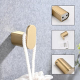Wall Mounted 4-Piece Bathroom Accessories W121750586