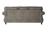 Leinster Faux Leather Upholstered Nailhead Sofa T2574P196952