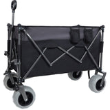 9" x 4" All-Terrain Balloon Wheels! 300L XL Heavy-Duty Folding Wagon Cart - 480lbs Capacity, W2932P317113