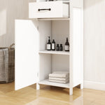 ZUN Floor Standing Cabinet with 1 Door and 1 Drawer - White W28263149