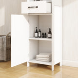 ZUN Floor Standing Cabinet with 1 Door and 1 Drawer - White 31354040