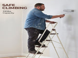 5Step Ladder, Folding Step Stool with Wide Anti-Slip Pedal, Sturdy Steel Ladder, Convenient W2717P546731