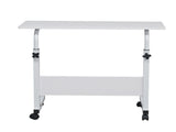 Removable E1 15MM Chipboard & Steel Side Table with Baffle White L 82570367