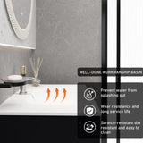 30 inch Freestanding Bathroom Vanity With Gel Sink, Soft Closing Door and 2/3 Soft Closing Drawers W999102639