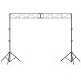 4.68.7 Ft Foldable Tripod Stage Light Stand 10-Height Adjustable Metal Truss for DJ Wedding Concert 44087859