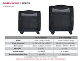 (2024) Two-piece suitcase suitcase set Oxford trolley case without password lock universal wheel W2710P242574
