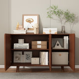 Entryway Storage Media Console Farmhouse Tv Stand Accent Buffet Sideboard Cabinet With Doors and W2263P207528