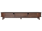 Modern Design TV Stand for 75" TVs, Media Console TV Cabinet with Rattan-Front Drawer for Living 45140769