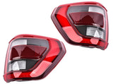 Pair Left & Right Side Rear LED Tail Lights Brake Lamp with Blind Spot Replacement for 2021-2013 73800651