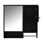 ZUN 29'' x 28'' Modern Wall Mounted Bathroom Medicine Cabinet, Bathroom Wall Storage Cabinet with N710P209440B