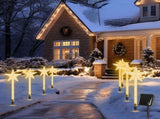 Christmas Star Solar Pathway, 8 Modes Waterproof Outdoor Decor, Romantic Holiday Ambiance 89731999