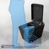 Intelligent Sitting Bathroom with Wireless Remote Control,Modern Intelligent Integrated Waterless T3177P286048