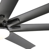 66 Inch Modern Ceiling Fan With Dimmable Led Light 8 ABS Blades Smart Remote Control Reversible DC W882P146899