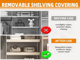 ( OAK Color ) 5 Pcs Wire Shelf Covers Foamed PVC Wire Rack Covers for Removable Closet (Not Wood) W2641P355993