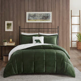 King Plush to Sherpa Down Alternative Comforter Set B035100531