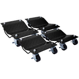 Car Dolly, Heavy Duty Wheel Dolly,4 Tire Wheel Dolly Car Stakes 6000lbs Capacity,Black W465136667