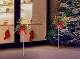 Christmas Lighted Reindeer Decorations, 9.84FT 30 LED Battery Operated Stake Lights, Metal 84586113