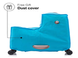 22 Inch Ride-on Suitcase for Kids & Teens, Toddler Travel Luggage with Seat, Spinner Wheels, Safety 16968074