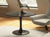 Modern Round Dining Table, 31.5'' Kitchen Dining Room Furniture, Coffee Table, Leisure Table, W2641P238037