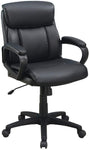 ZUN Classic Look Extra Padded Cushioned Relax 1pc Office Chair Home Work Relax Black Color HS00F1682-ID-AHD