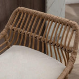 COOLMORE Modern Swivel Bar Stools Set of 2 Adjustable Counter Height Chairs with Footrest for W39594819