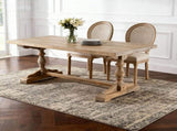 French Country Dining Chairs Set of 2, Upholstered Chairs with Round Back, Wire drawing techniques , W3426P478063