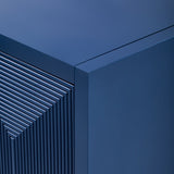 U_STYLE Sleek Storage Cabinet Sideboard Buffet with Vertical Line Design,Suitable for Study,Entrance N711P205933V