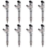 8x Fuel Injectors 0445120027 Fits for 2004.5-2005 GM Chevrolet Silverado Sierra 3500 6.6L Duramax 70730215