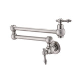 Wall Mount Folding Kitchen Pot Filler Faucet W2287P153394