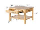 END TABLE K/D WITH 1 DRAWER,NATURAL COLOR N770P281689N