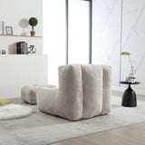 Fluffy bean bag chair, comfortable bean bag for adults and children, super soft lazy sofa chair with W1996P190387