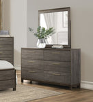 ZUN Contemporary Styling 1pc Dresser of 6x Drawers with Antique Bar Pulls Two-Tone Finish Wooden Bedroom B01167248