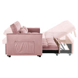 Convertible Sofa Bed,3-in-1 Pull Out Couch Bed with Reclining Backrest and Pillows,Sofa Bed Chair W2941P290201