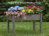 Bed - Cedar Planter with Non-Woven Liner, Bottom Drainage, 30-Inch Height, 34 x 18 x 30 in Sizes for 35369819