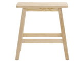 Set of 2 Saddle Seat Counter Stools, 24" Wood Bar Stools for Dining Room Kitchen Pub Chair, Wood 95221143