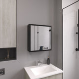 Duma 21.1" H x 19.7" W Mirror Medicine Cabinet, One door with Four interior Shelves for Bathroom, B200P240245