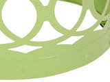 Outdoor Metal S/2 end table 73606.00GRN