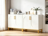 Modern Sideboard Buffet Storage Cabinet with Adjustable Shelves, Freestanding Kitchen Server with 45756768