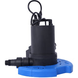 1/4 HP Automatic Swimming Pool Cover Pump 120 V Submersible with 3/4 Check Valve Adapter1850 GPH W465127590