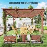 Outdoor Wooden Gazebo 86186734