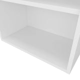 White Wall Cabinet with Open Storage B062P252210