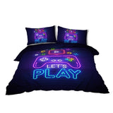 Gaming Duvet Set Queen Size Video Game Controller Bedding Set, Boys Video Games Comforter 41259453