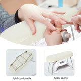 Manicure Table, Marbling Texture Nail Table with Electric Downdraft Vent,Wrist Cushion, Lockable WF315417AAK