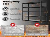 Heavy Duty Garage Shelving Units 72"H59"W24"D, 5-Tier Steel Adjustable Metal Storage Shelves,3000 21899086