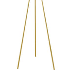 ZUN Pacific Metal Tripod Floor Lamp with Glass Shade B03595716