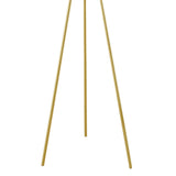 ZUN Pacific Metal Tripod Floor Lamp with Glass Shade B03595716