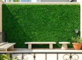 Artificial Panel 6-Pack, UV-Protected 20" x 20" Faux Hedge Wall Tiles, 4 cm Thick Green Grass 28115136