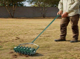 18in Lawn Aerator, Heavy Duty Rolling Aerator Lawn Tool, Manual Lawn Aerator Yard Aerator 00560930