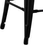 Backless Modern Light Weight Industrial Rustic Vintage Costal Metal Bar Stools with No Back and 4 B347P341508