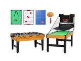 5-in-1 Multi Game Table, Ping Pong, Ice Hockey & Basketball, Game Room Sports Set 20591247